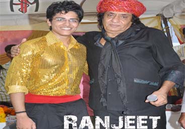 Hemant The Magician with Ranjeet (Bollywood)